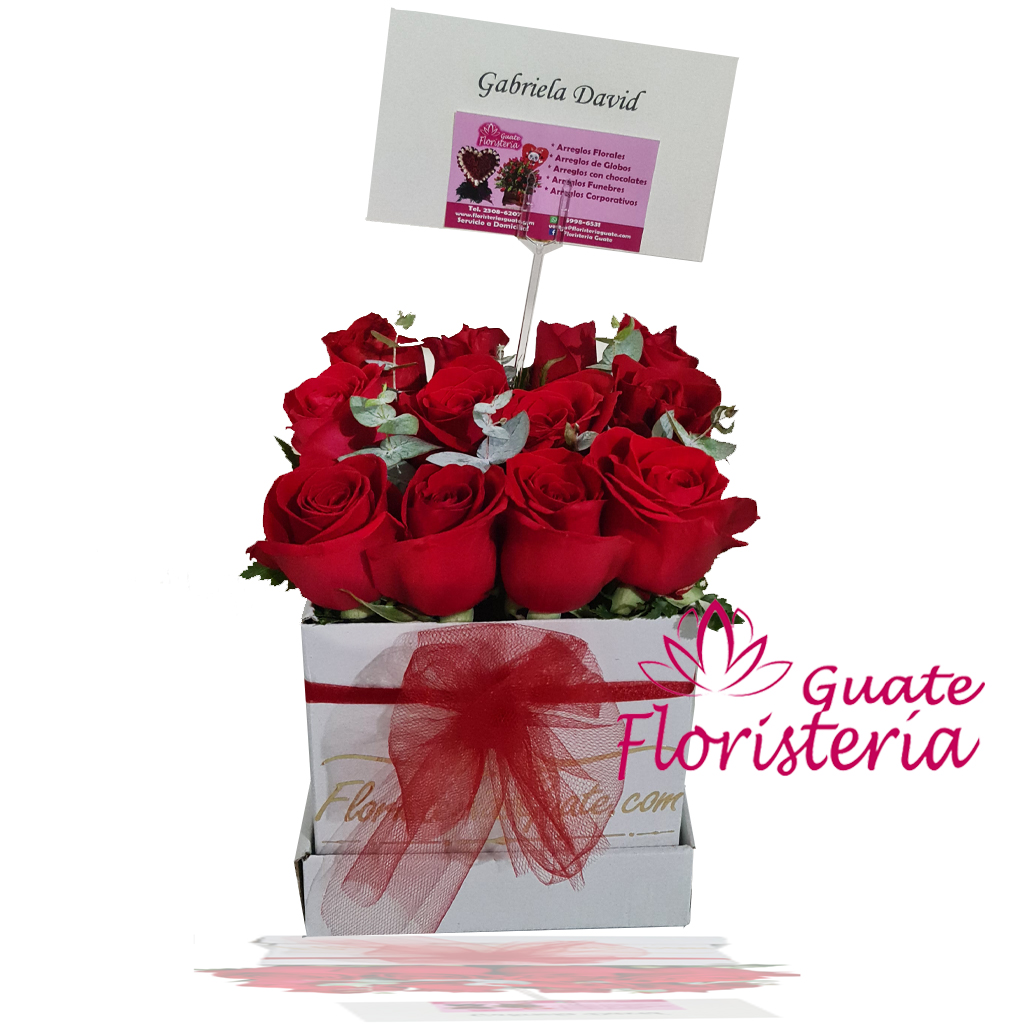Caja Corazón Up - Floristería Flores Son Amor