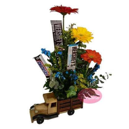 Carrito de flores