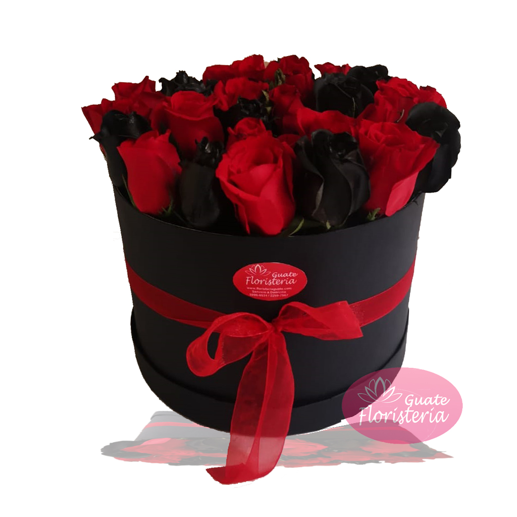 Rosas Negras y Rojas – Floristerías Guate
