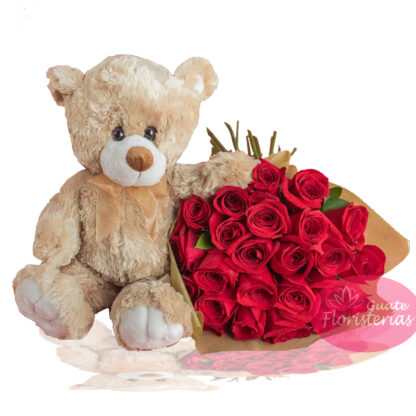 Arreglos de flores y peluches