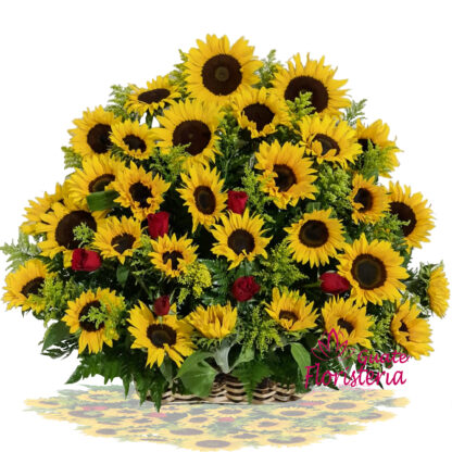 Arreglos florales con girasoles