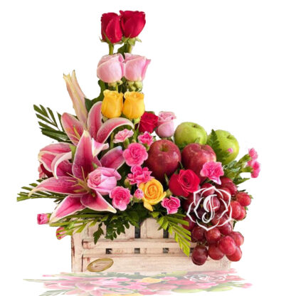 Arreglos florales con frutas