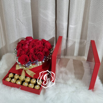 Arreglos florales en forma de corazon