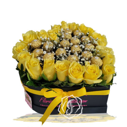 Arreglos florales en forma de corazon